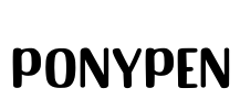 PONYPEN Font Image