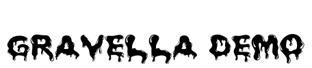 Gravella DEMO Font Image