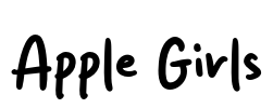 Apple Girls Font Image