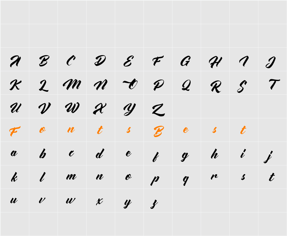 Advectionz FREE Character Map