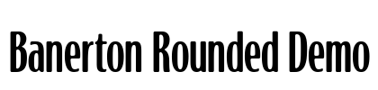 Banerton Rounded Demo Font Image