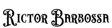 Rictor Barbossa Font Image