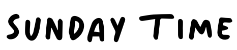 Sunday Time Font Image