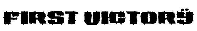 First Victory Font Image