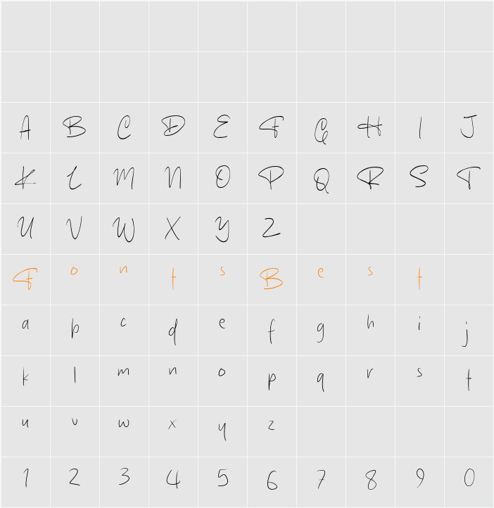 Humber Town Character Map