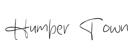 Humber Town Font Image