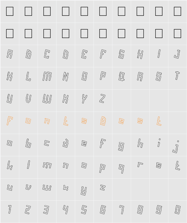Alot Of Love Character Map
