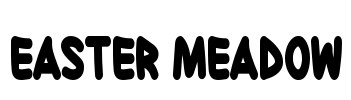 Easter Meadow Font Image