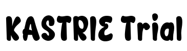 KASTRIE Trial Font Image