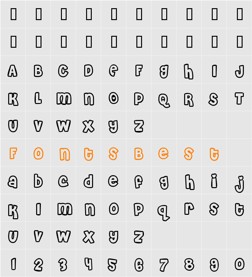 Cheri Liney Character Map