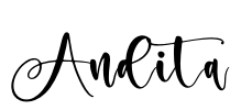 Andita Font Image