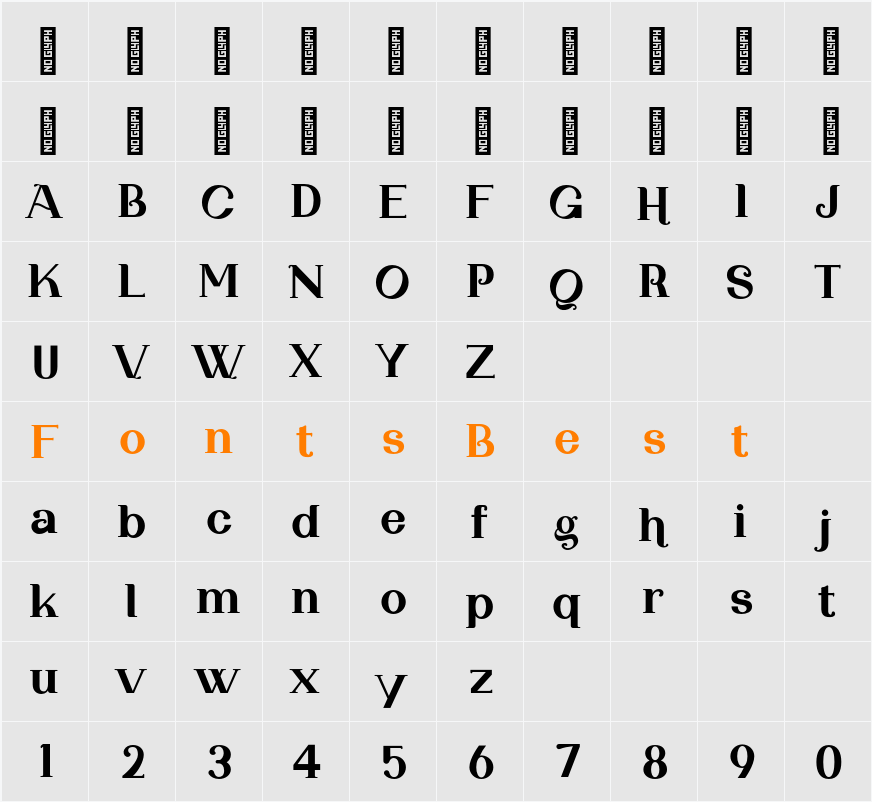 Paukalani Personal Use Character Map