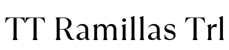 TT Ramillas Trl Font Image