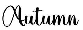 Autumn Font Image