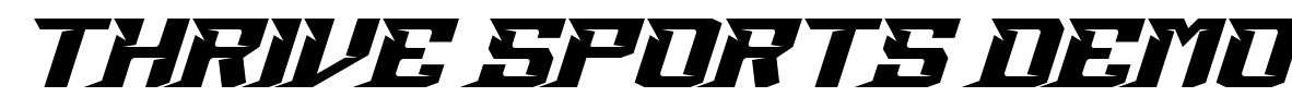 Thrive Sports Demo
