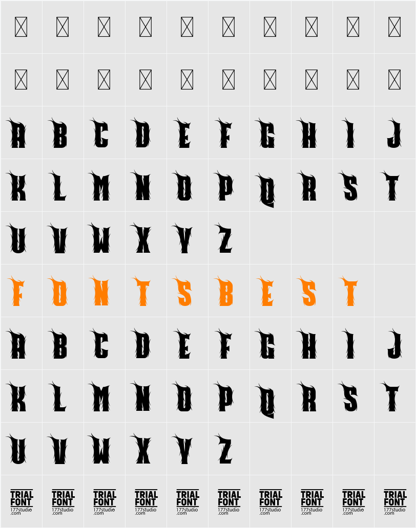 Monster Cartoon Demo Character Map