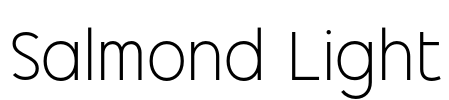Salmond Light Font Image