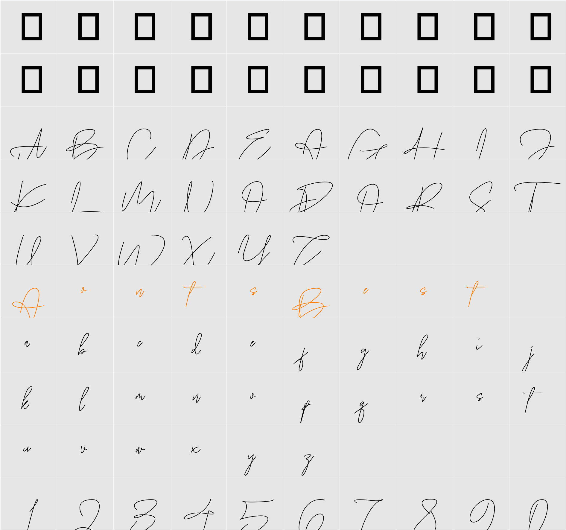 Antasarya Character Map