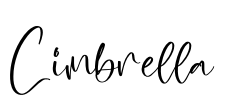 Cimbrella Font Image