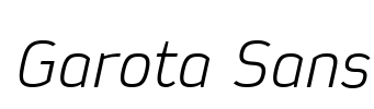 Garota Sans Font Image