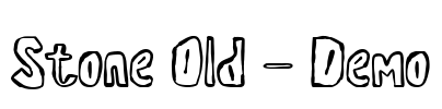 Stone Old - Demo Font Image