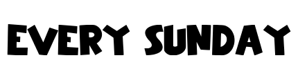 Every Sunday Font Image