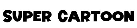Super Cartoon Font Image