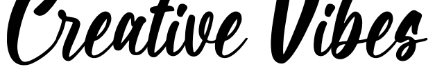 Creative Vibes Font Image