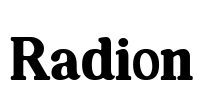 Radion Font Image