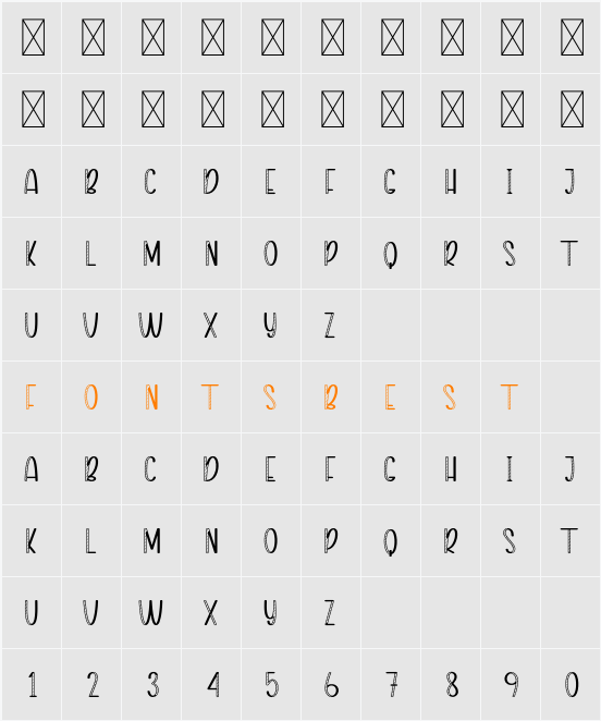 Happy Nightday Character Map