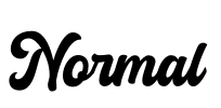 Normal Font Image