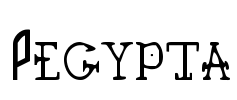 Pegypta Font Image