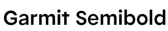 Garmit Semibold