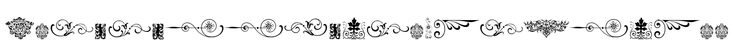 NeoclassicFleuronsFree Font Image