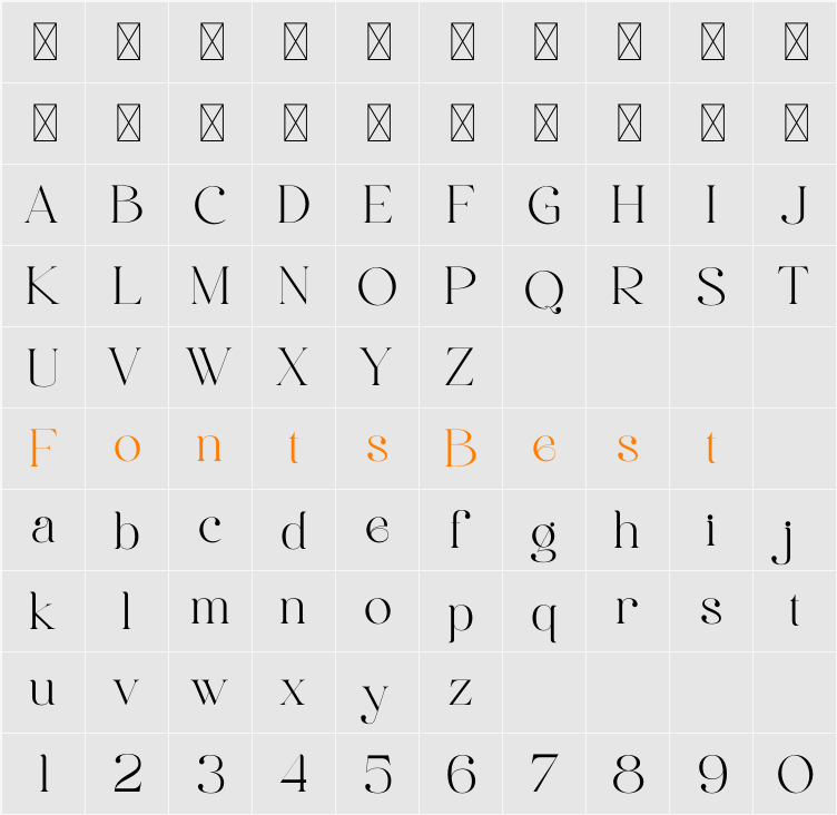 Qagetto Character Map