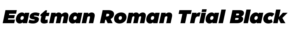 Eastman Roman Trial Black