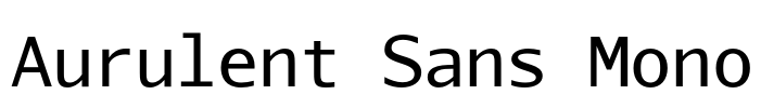 Aurulent Sans Mono