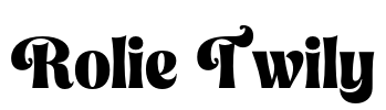 Rolie Twily Font Image