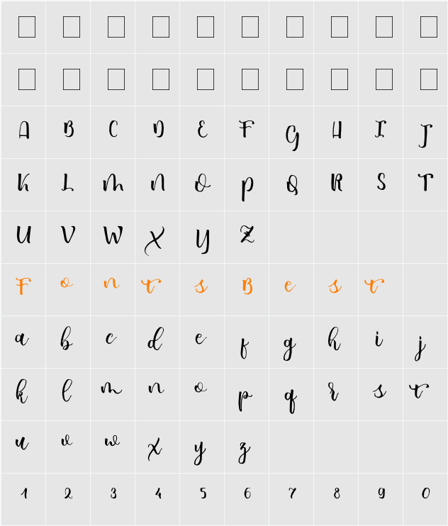allicia Character Map