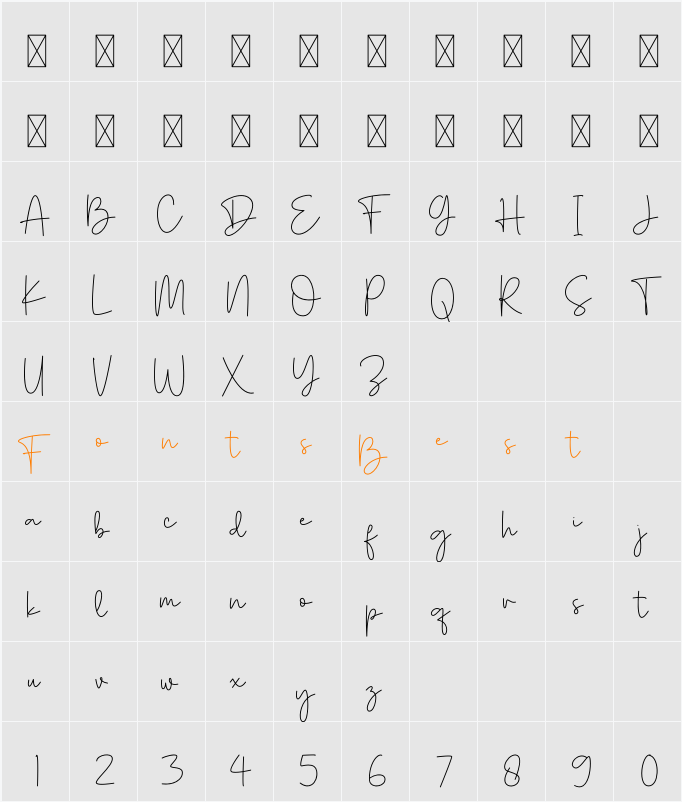 Austry Royal Character Map