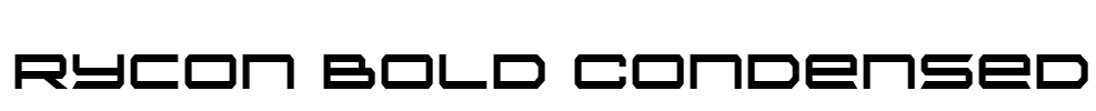 Rycon Bold Condensed