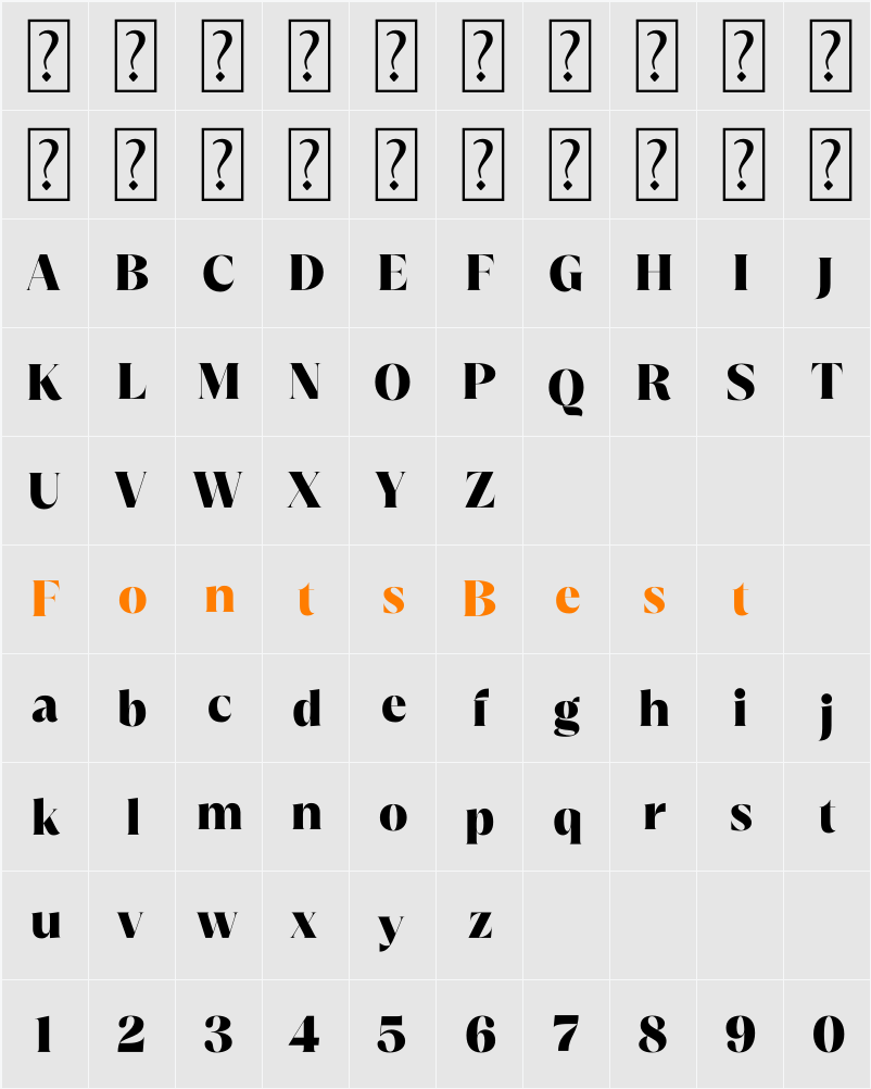 Zerift Trial Character Map