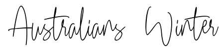 Australians Winter Font Image
