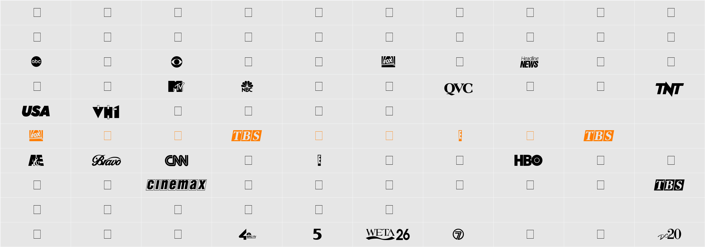 CableDingbats Character Map