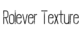 Rolever Texture Font Image