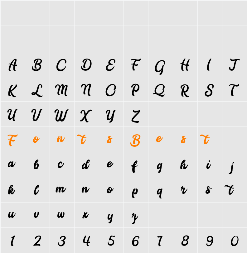 Popstar Character Map