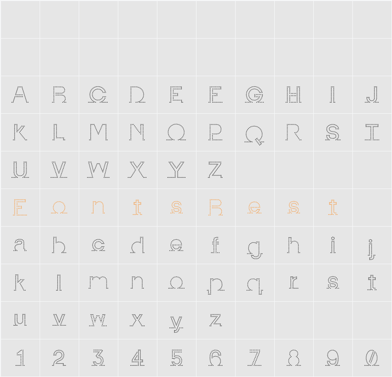 I am online with u Personal Use Only Dotted 2 Character Map
