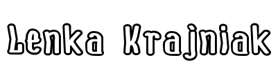 Lenka Krajniak Font Image