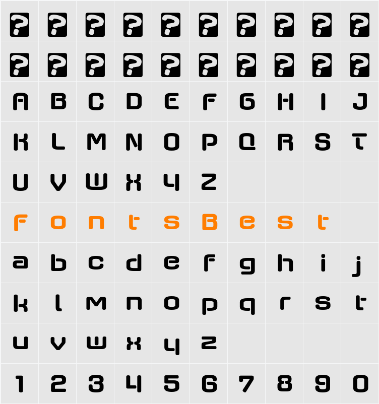 Axaxax Character Map