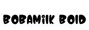 Bobamilk Bold